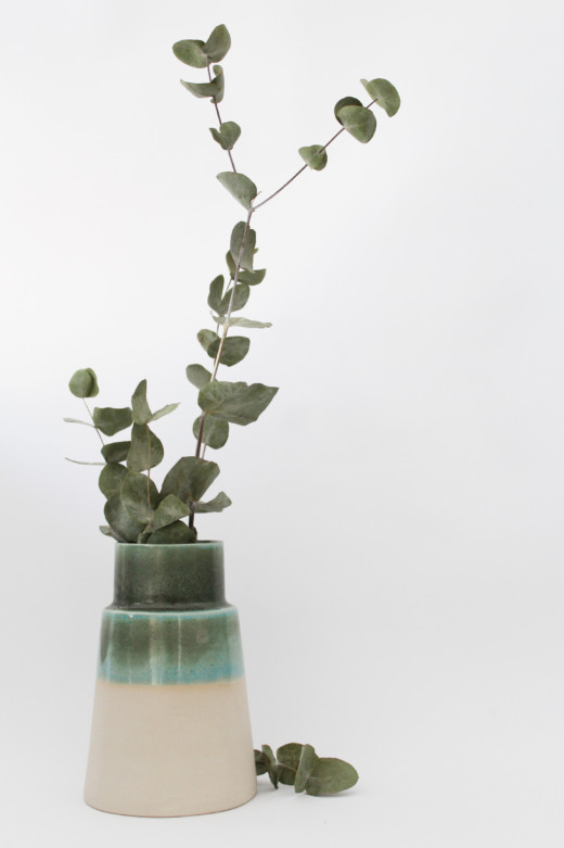 Vase céramique tourné